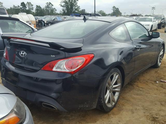 KMHHU6KH6CU079356 - 2012 HYUNDAI GENESIS CO BLACK photo 4