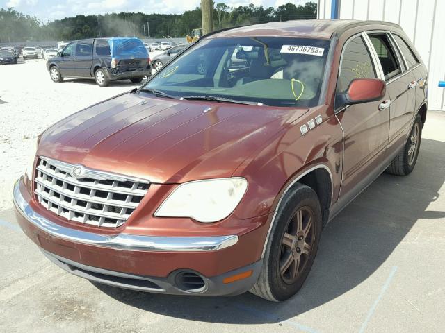 2A8GM68X47R142335 - 2007 CHRYSLER PACIFICA T RED photo 2