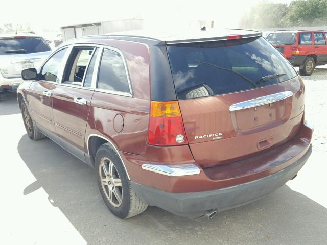 2A8GM68X47R142335 - 2007 CHRYSLER PACIFICA T RED photo 3