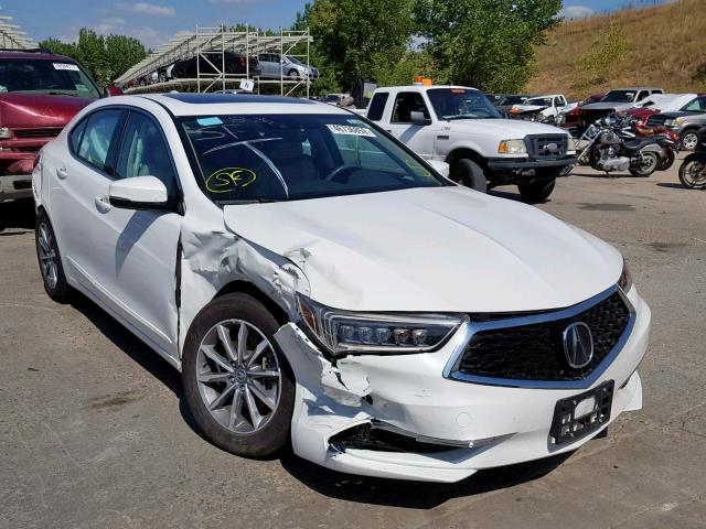 19UUB1F58JA002595 - 2018 ACURA TLX TECH WHITE photo 1