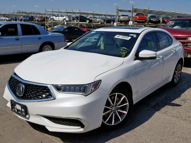19UUB1F58JA002595 - 2018 ACURA TLX TECH WHITE photo 2