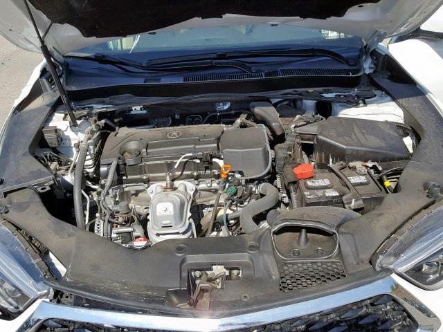 19UUB1F58JA002595 - 2018 ACURA TLX TECH WHITE photo 7