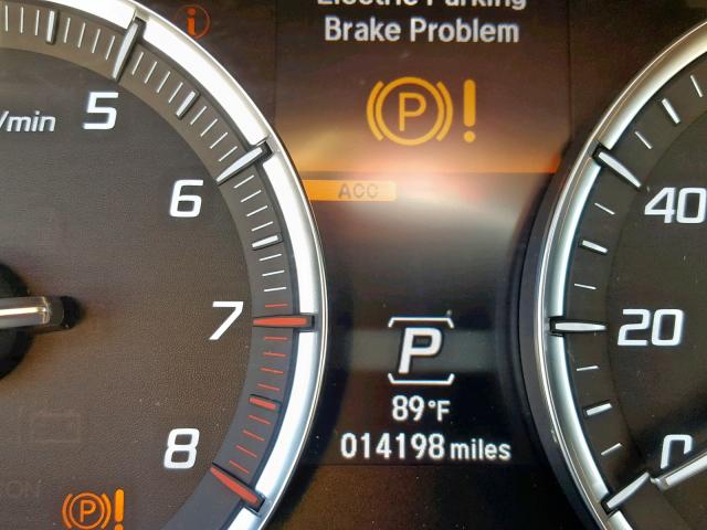 19UUB1F58JA002595 - 2018 ACURA TLX TECH WHITE photo 8