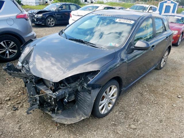 JM1BL1K63B1417147 - 2011 MAZDA 3 S GRAY photo 2