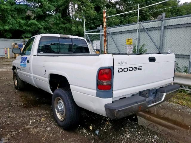 3B7KC26Z51M281972 - 2001 DODGE RAM 2500 WHITE photo 3