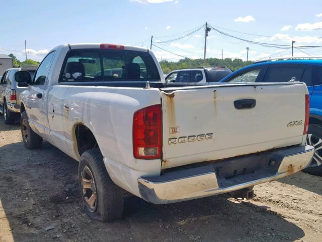 1D7HU16N13J601020 - 2003 DODGE RAM 1500 S WHITE photo 3