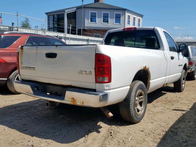 1D7HU16N13J601020 - 2003 DODGE RAM 1500 S WHITE photo 4