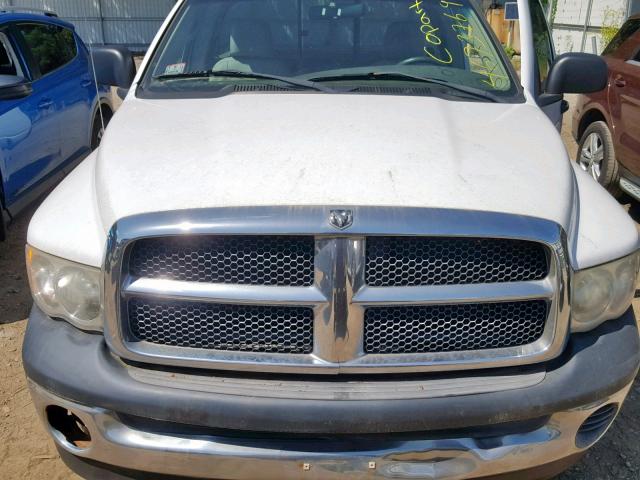 1D7HU16N13J601020 - 2003 DODGE RAM 1500 S WHITE photo 7