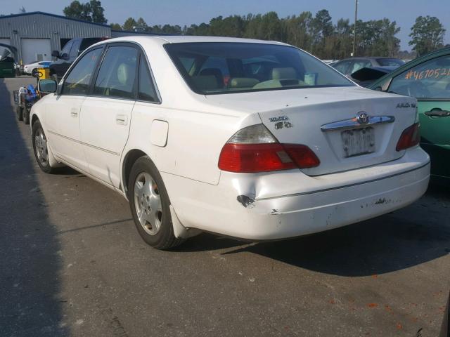 4T1BF28B14U357108 - 2004 TOYOTA AVALON XL WHITE photo 3