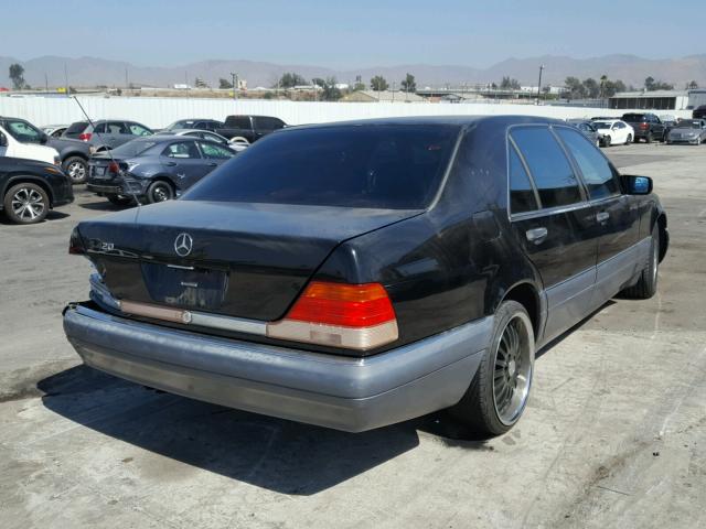 WDBGA43E0TA310446 - 1996 MERCEDES-BENZ S 420 BLACK photo 4