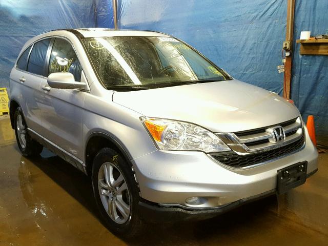 JHLRE4H73BC028297 - 2011 HONDA CR-V EXL SILVER photo 1