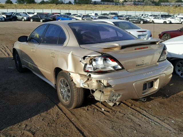 1G2NF52E84M592051 - 2004 PONTIAC GRAND AM S GOLD photo 3