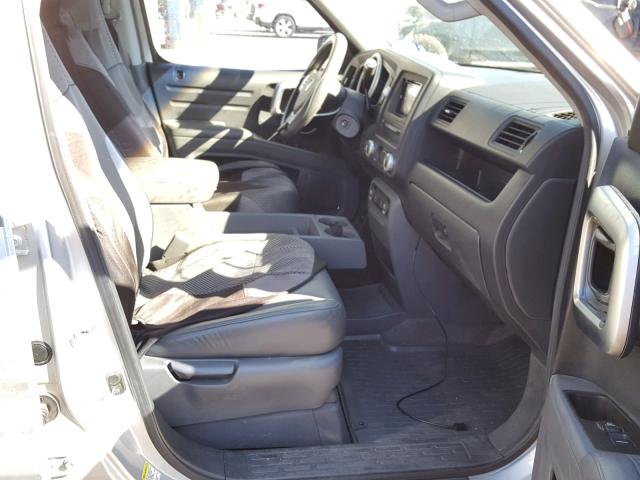 2HJYK16527H515945 - 2007 HONDA RIDGELINE SILVER photo 5