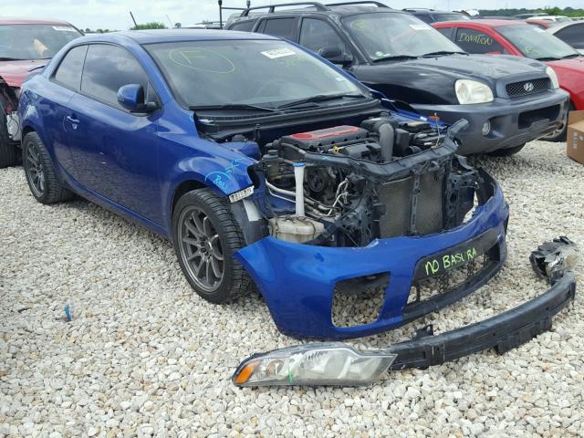 KNAFW6A33C5584449 - 2012 KIA FORTE SX BLUE photo 1