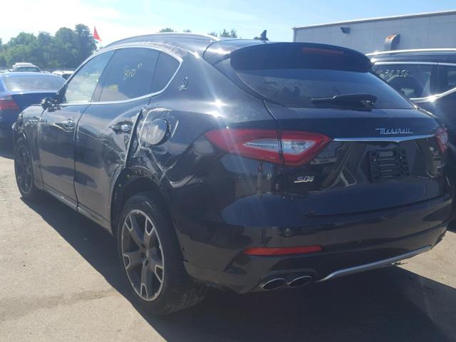 ZN661YULXJX278969 - 2018 MASERATI LEVANTE S BLACK photo 3