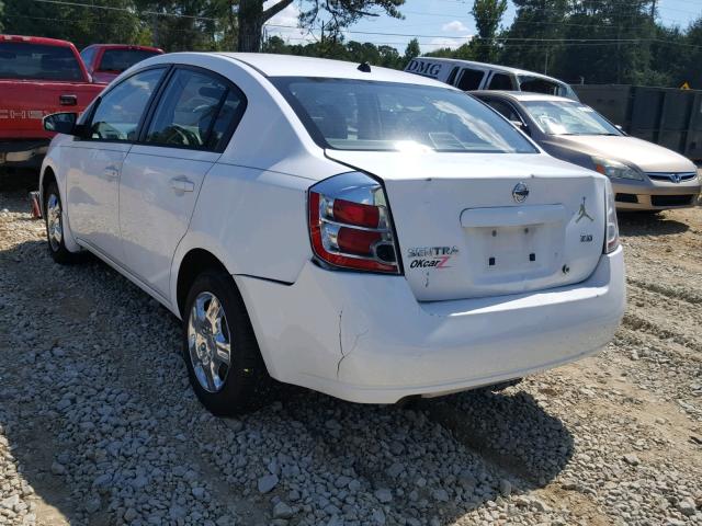 3N1AB61E07L650359 - 2007 NISSAN SENTRA 2.0 WHITE photo 3