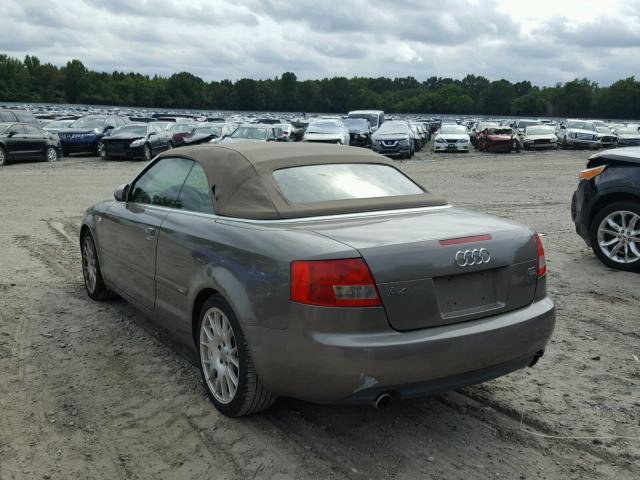 WAUET48H15K024069 - 2005 AUDI A4 S-LINE GRAY photo 3