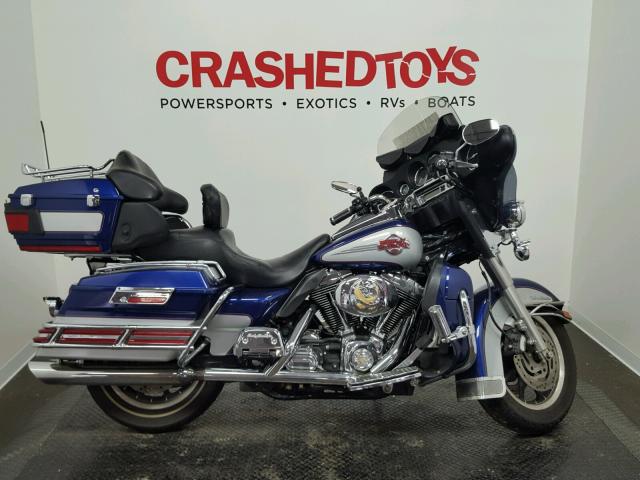 1HD1FCW186Y610516 - 2006 HARLEY-DAVIDSON FLHTCUI BLUE photo 1