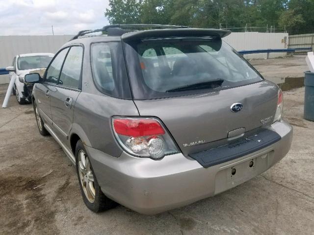 JF1GG68656G814057 - 2006 SUBARU IMPREZA OU GRAY photo 3