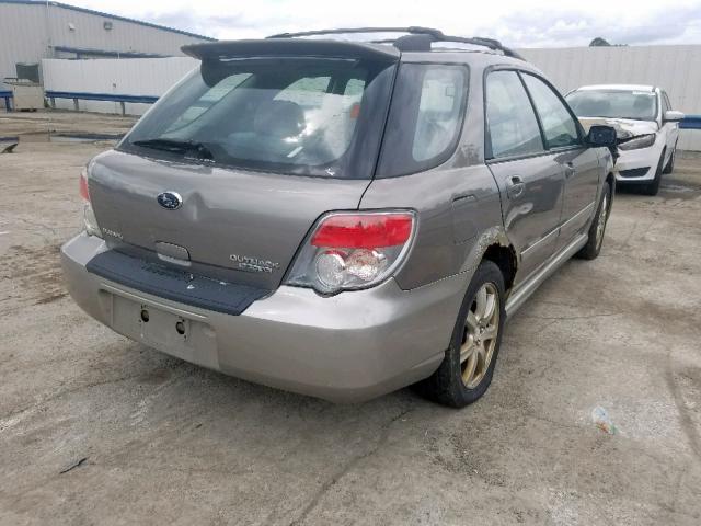 JF1GG68656G814057 - 2006 SUBARU IMPREZA OU GRAY photo 4