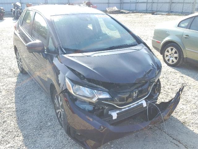 JHMGK5H71HS023857 - 2017 HONDA FIT EX PURPLE photo 1