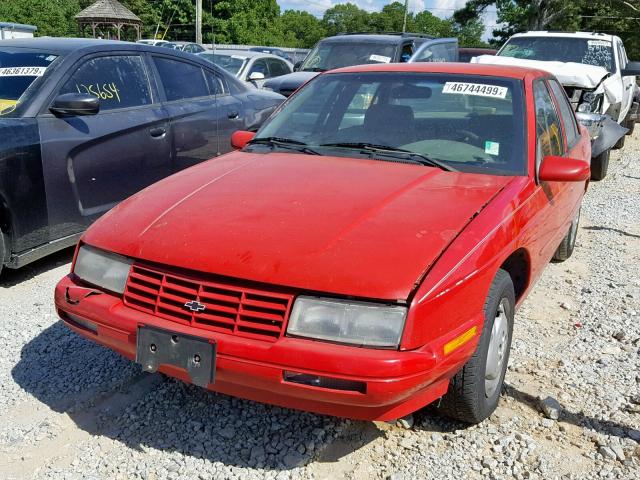 1G1LD55MXSY166632 - 1995 CHEVROLET CORSICA RED photo 2