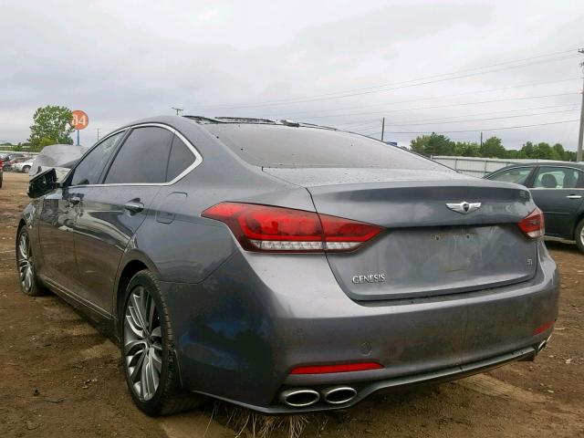 KMHGN4JF9FU067705 - 2015 HYUNDAI GENESIS 5. GRAY photo 3