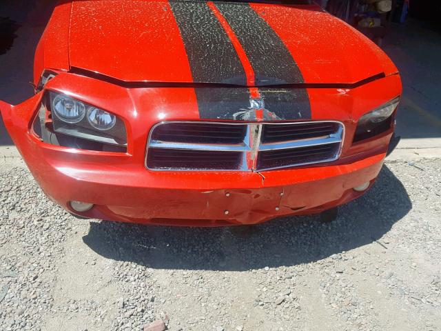 2B3CA3CV3AH226227 - 2010 DODGE CHARGER SX RED photo 9