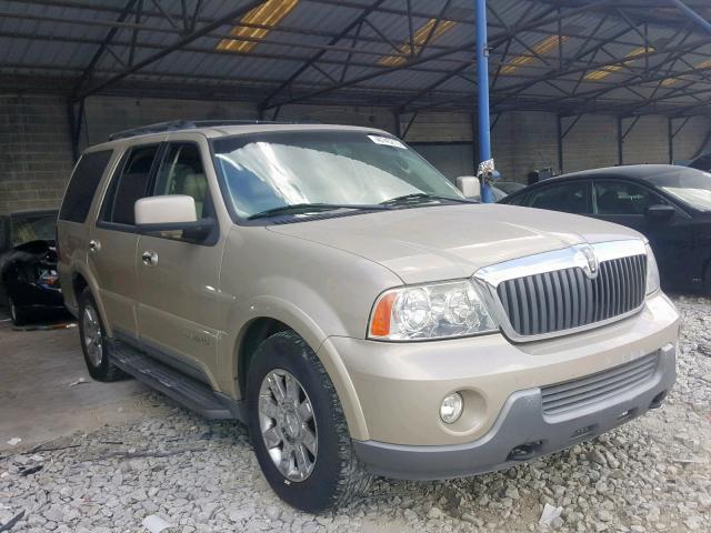 5LMFU28R54LJ39857 - 2004 LINCOLN NAVIGATOR ოქროსფერი ფოტო 1
