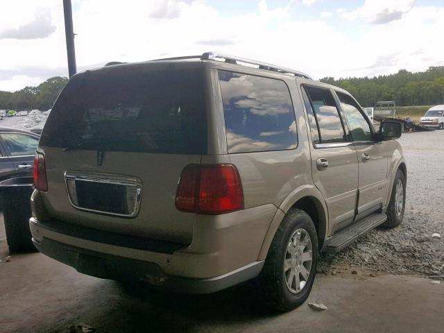 5LMFU28R54LJ39857 - 2004 LINCOLN NAVIGATOR ოქროსფერი ფოტო 4
