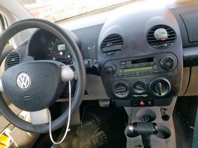 3VWCA21C7XM404111 - 1999 VOLKSWAGEN NEW BEETLE თეთრი ფოტო 9