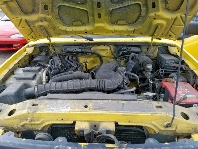 1FTZR44U74PB13653 - 2004 FORD RANGER SUP YELLOW photo 7