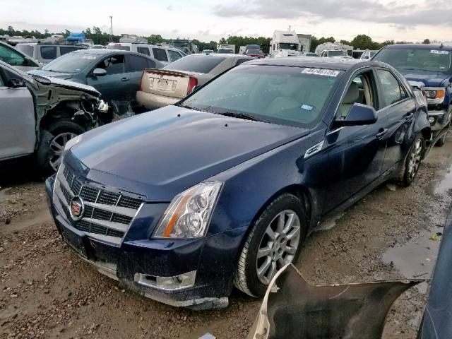 1G6DR57V880164908 - 2008 CADILLAC CTS HI FEA BLUE photo 2