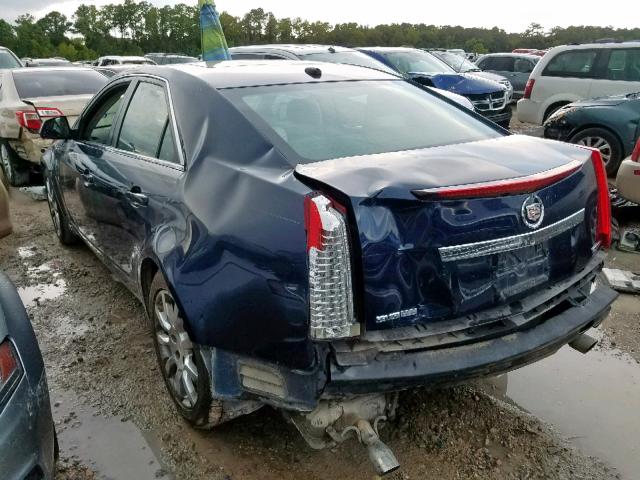 1G6DR57V880164908 - 2008 CADILLAC CTS HI FEA BLUE photo 3