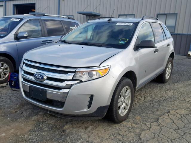 2FMDK3GC3CBA22120 - 2012 FORD EDGE SE SILVER photo 2