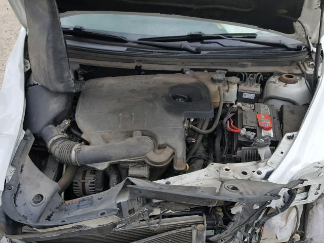 1G1ZC5E09AF281002 - 2010 CHEVROLET MALIBU 1LT WHITE photo 7