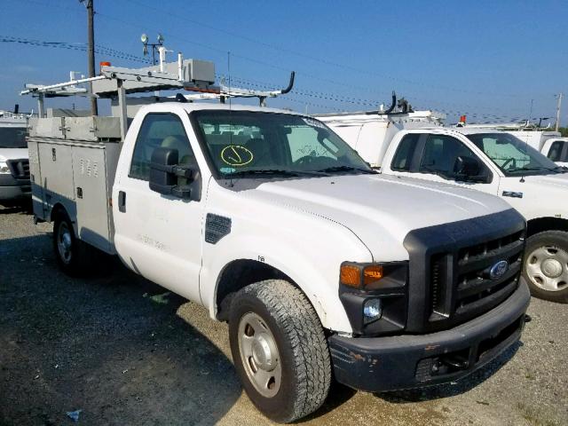 1FDWF30548EC94132 - 2008 FORD F350 SRW S WHITE photo 1