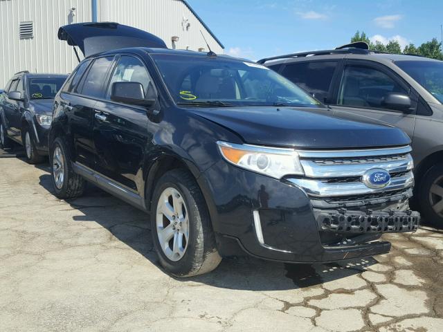 2FMDK4JC1BBA82071 - 2011 FORD EDGE SEL CHARCOAL photo 1