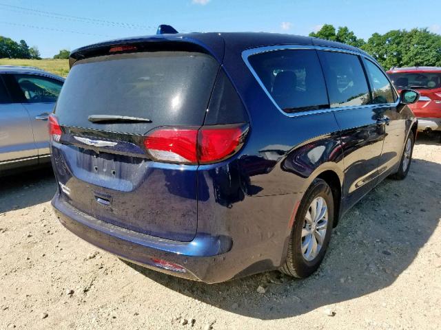 2C4RC1CG5JR235823 - 2018 CHRYSLER PACIFICA L BLUE photo 4