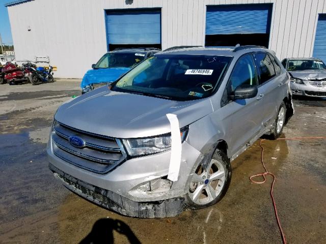 2FMPK3G9XGBC33502 - 2016 FORD EDGE SE SILVER photo 2