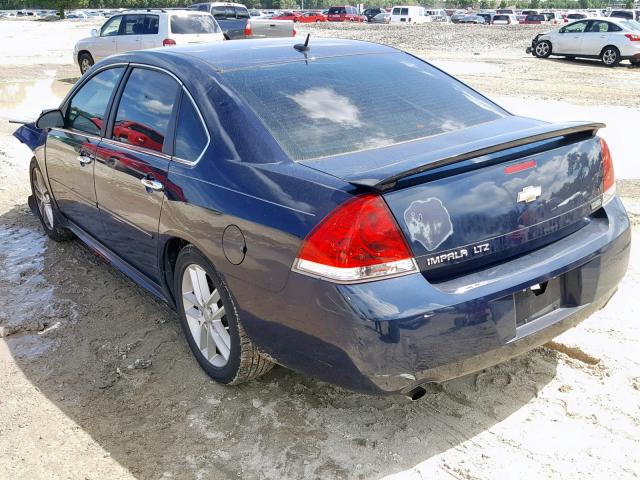 2G1WC5E34C1246035 - 2012 CHEVROLET IMPALA LTZ BLUE photo 3