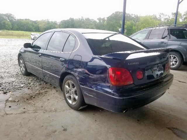 JT8BD69S210145805 - 2001 LEXUS GS 300 BLUE photo 3