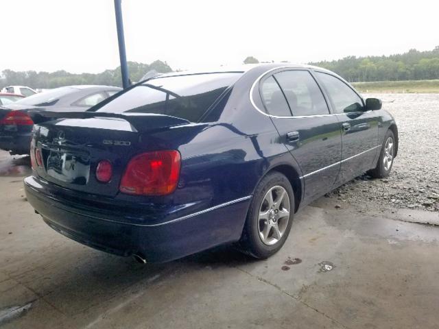 JT8BD69S210145805 - 2001 LEXUS GS 300 BLUE photo 4