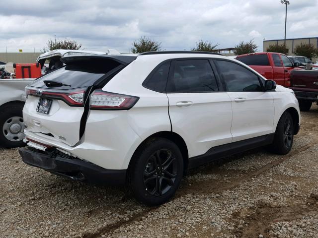 2FMPK3J97JBB09980 - 2018 FORD EDGE SEL WHITE photo 4