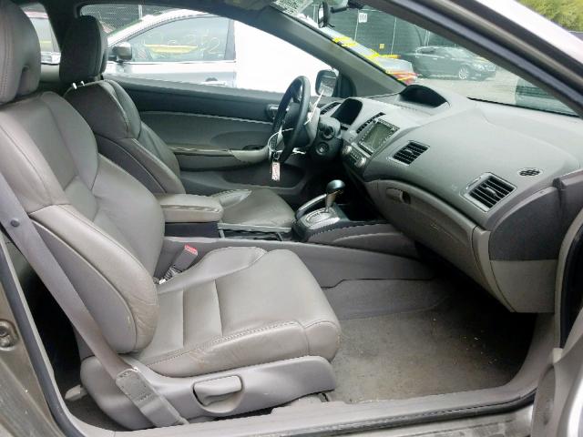 2HGFG12918H508817 - 2008 HONDA CIVIC EXL 灰色 照片 5