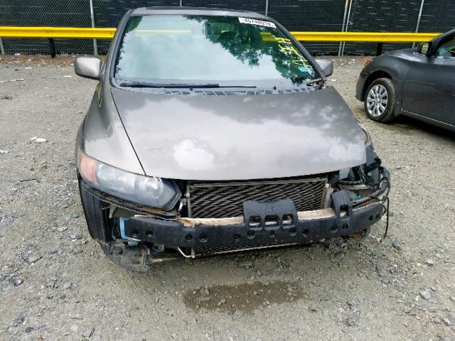 2HGFG12918H508817 - 2008 HONDA CIVIC EXL 灰色 照片 9