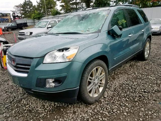 5GZEV23D79J210618 - 2009 SATURN OUTLOOK XR მწვანე ფოტო 2