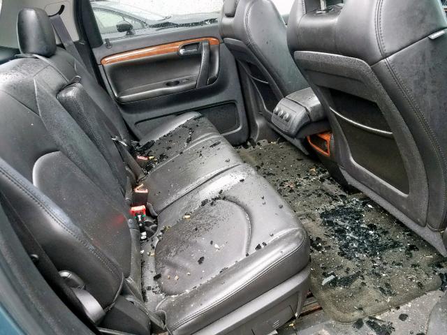 5GZEV23D79J210618 - 2009 SATURN OUTLOOK XR მწვანე ფოტო 6