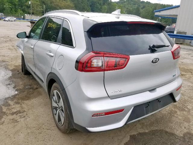 KNDCB3LC1J5205992 - 2018 KIA NIRO FE WHITE photo 3