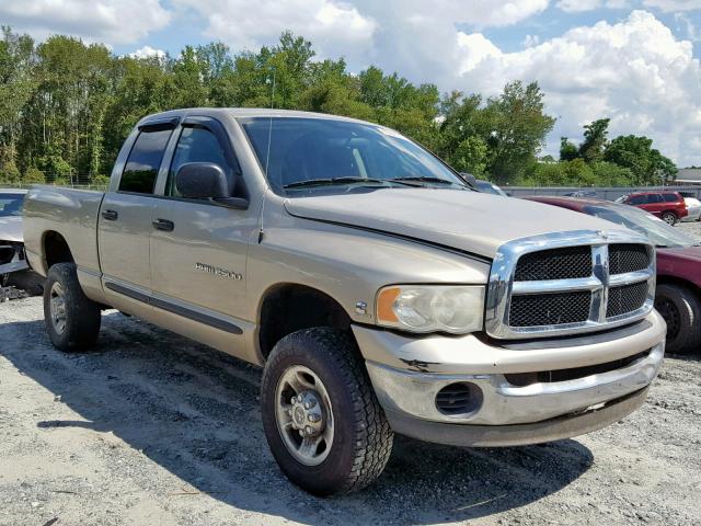 3D7KS28C25G745256 - 2005 DODGE RAM 2500 S Ոսկեգույն լուսանկար 1